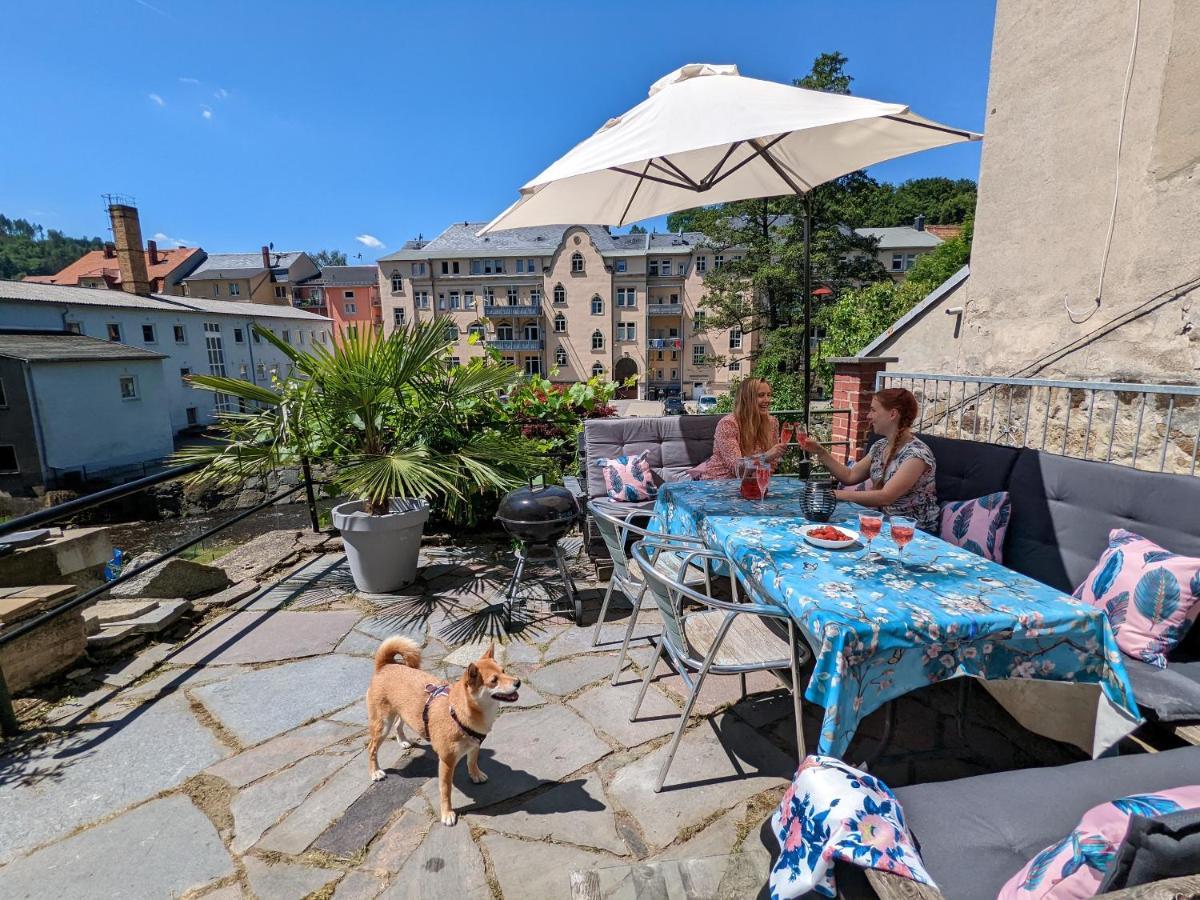 Lichtdurchflutete Helle Wohnung Mit Garten Sauna & Pool - Hw3 เซบนิทซ์ ภายนอก รูปภาพ